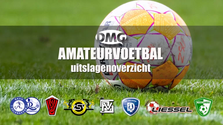 Alle uitslagen amateurvoetbal gemeente Deurne; bekijk hier hoe jouw club heeft gespeeld