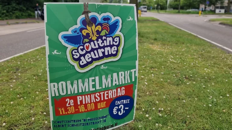 Rommelmarkt Scouting Deurne geeft organisatie jaarlijks welkome financiële aanvulling