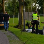 Scooter onderuit bij ZSV