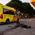 Snorfiets aangereden bij Shell Deurne
