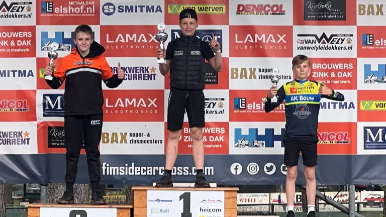 Tweede plaats voor Deurnese Dex van den Broek bij NK motorcross in Heerde