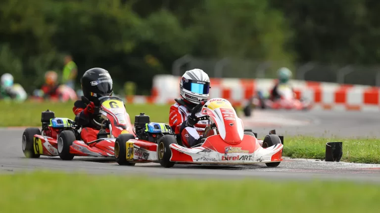 Karttalent Kick Berkers (12) uit Deurne pakt tweede zege op rij in GK4 Kart Series