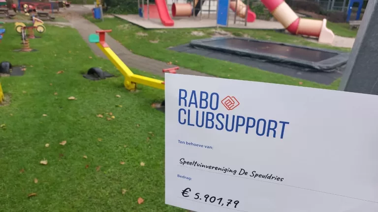 Speuldries in Deurne haalt opnieuw meeste stemmen en hoogste bedrag binnen bij Rabo ClubSupport