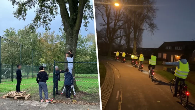 Jonge vluchtelingen in Liessel leren niet alleen Nederlandse taal, maar ook over verkeersveiligheid