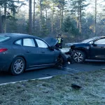 Frontale aanrijding Wolfsputterbaan
