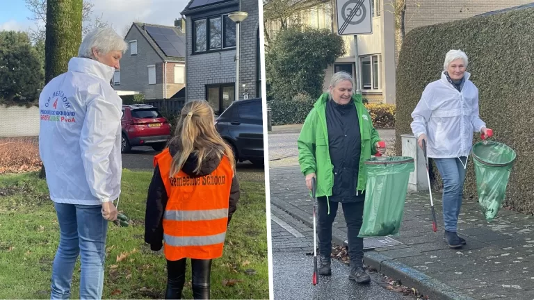 Vrijwilligersgroep zwerfvuilactie heeft er in één klap ruim tien nieuwe helpers bij