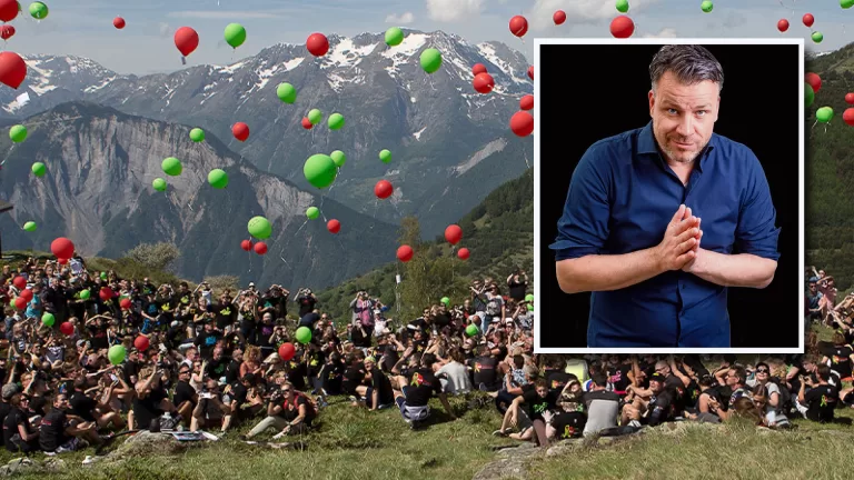 Cabaretier Rob Scheepers leidt BIG Challenge-veiling in Deurne voor KWF Kankerbestrijding