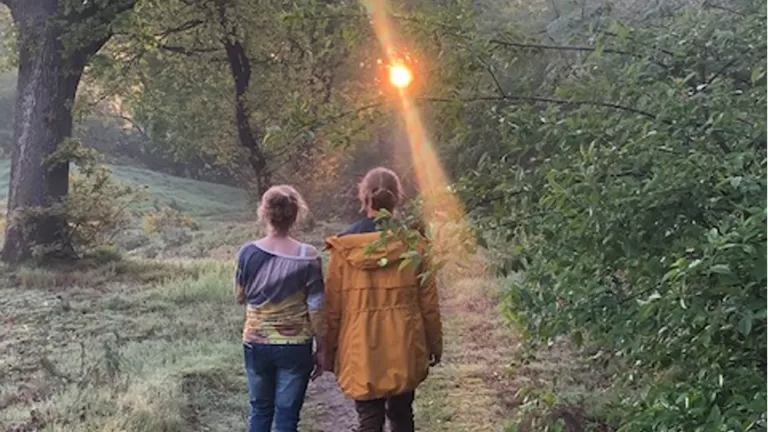 Wandelaars lopen in Deurne van duisternis naar licht om aandacht te vragen voor mentale gezondheid