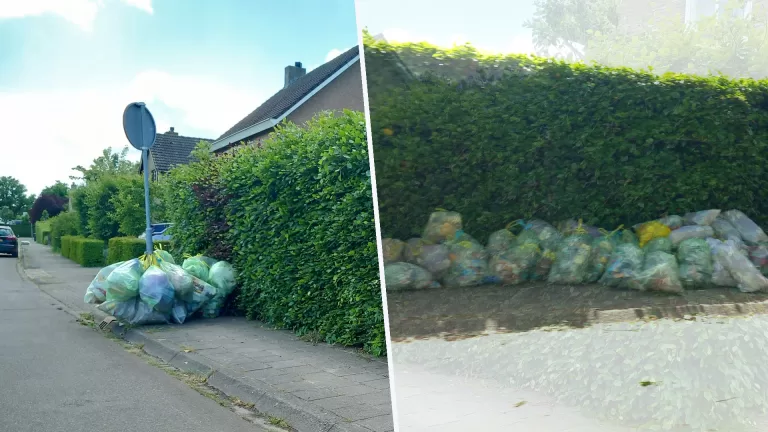 Stoepen vol PMD-zakken en afvalcontainers in Koolhof zorgen voor irritatie en onbegrip bij wijkbewoners