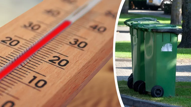 Afvalinzameling start komende week in gemeente Deurne vroeger vanwege voorspelde hitte