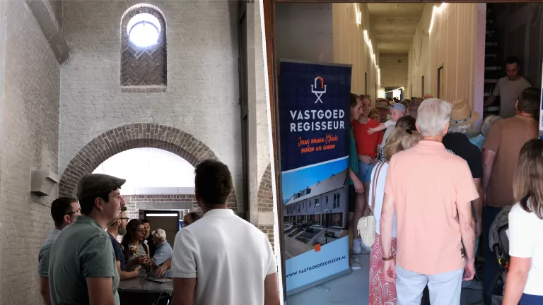 Veel belangstelling tijdens Dag van de Bouw voor kijkje in nieuwe appartementen Helenaveense kerk