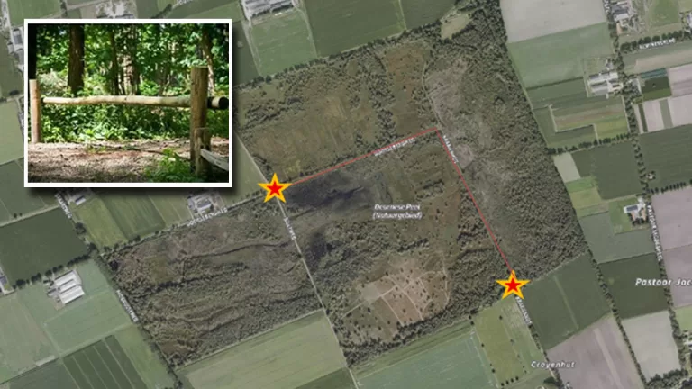 Slagbomen op zandpaden in natuurgebied De Bult moeten illegale afvalstortingen en verontreiniging voorkomen