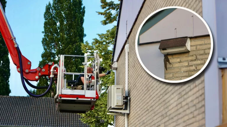 Brandweer redt verstrikt geraakte zwaluw in Roothaertstraat; beestje vast in visdraad