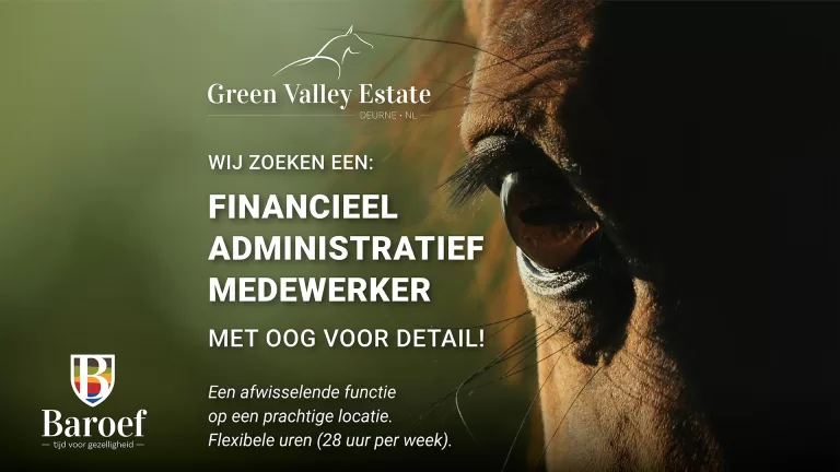 Vacature: Financieel Administratief Medewerker Green Valley Estate (Parttime)
