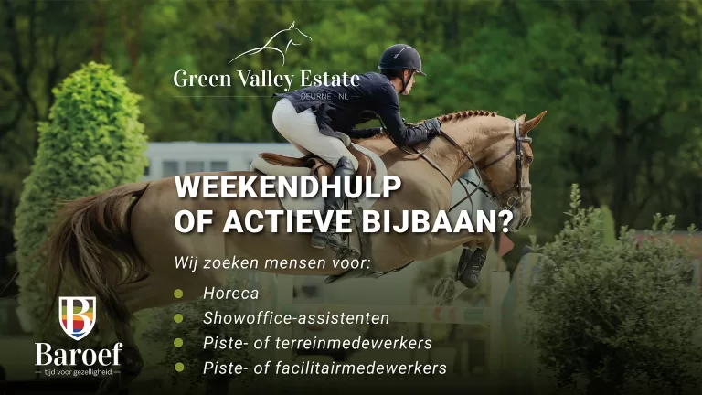 Vacature: Weekendhulp Green Valley Estate (Parttime)