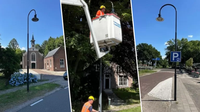 Gemeente knapt straatverlichting op en schakelt over op led-verlichting