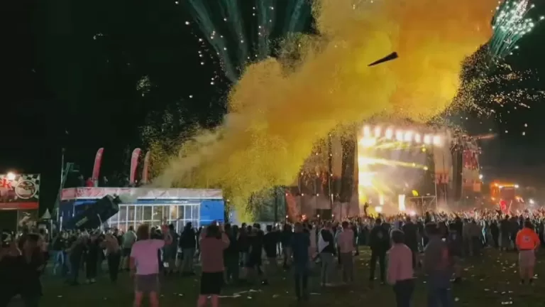 Afschieten van Deurnes confettikanon gaat mis bij festival in Drenthe