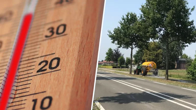 Gemeente Deurne activeert lokaal hitteplan; betonnen fietspaden en wegen worden besproeid met water