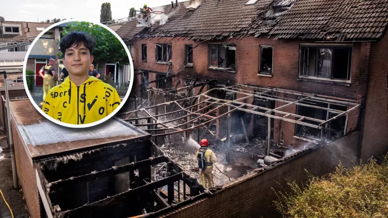 Deurnese Osama (12) ontdekte brand in zijn huis aan Maassingel: ‘Onze hele tuin is gesmolten’