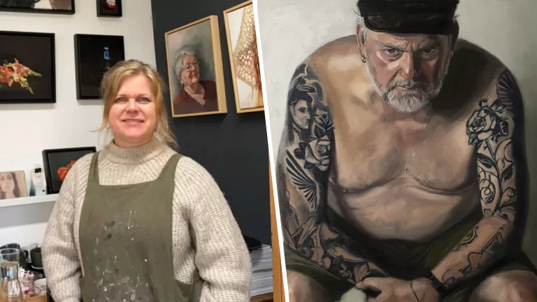 Kunstenares Willeke van der Weerden onthult het verhaal achter haar portretserie Baard & Bast