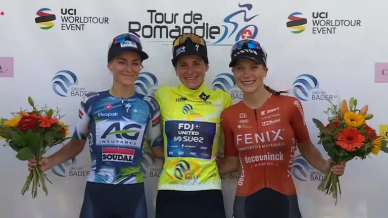 Yara Kastelijn behaalt derde plaats in Tour de Romandie Féminin