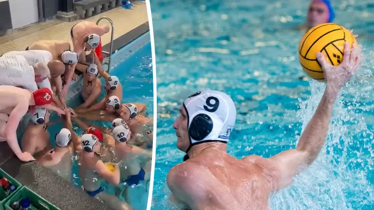 Geen winst voor waterpoloteam DZT’62, maar wel eerste punt in Eerste Divisie