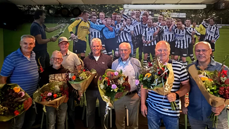 SPV huldigt acht jubilarissen; Frans Thijssen viert 75 jaar bij Vlierdense voetbalclub
