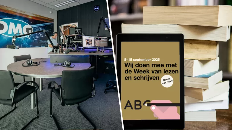 DMG werkt mee aan Week van Lezen en Schrijven; ‘Lokale radio biedt nieuws in begrijpelijke taal’