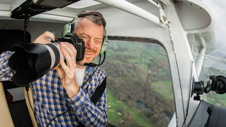 Jeroen Komen uit Liessel laat zijn mooiste luchtfoto’s zien bij expositie in Helmond: ‘Dit zijn mijn juweeltjes’