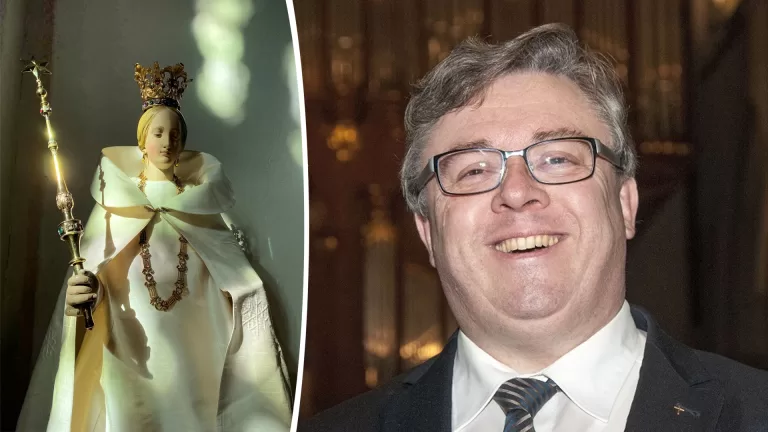 Oud-pastoor van Deurne Paul Janssen wint fotowedstrijd met kiekje van Mariabeeld Catharinakerk