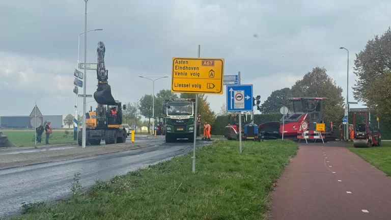 Wegwerkzaamheden Vlierdensedreef verrassen automobilisten ondanks eerdere aankondiging