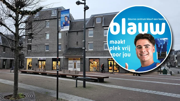 Campagne ‘Deurne centrum kleurt een beetje blauw’ moet mensen bewustmaken van nieuwe parkeerregels