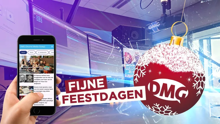 DMG houdt je ook tijdens de feestdagen op de hoogte van het laatste nieuws uit Deurne