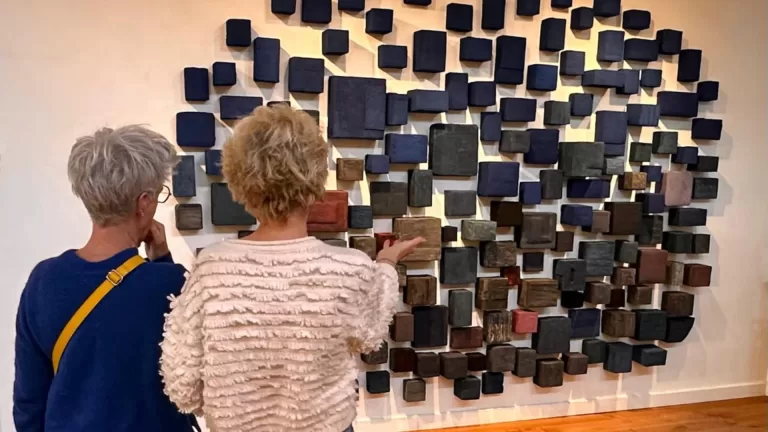 Kunstenaar Jolanda Meulendijks vertelt in Museum De Wieger over haar werken in expositie omADEM