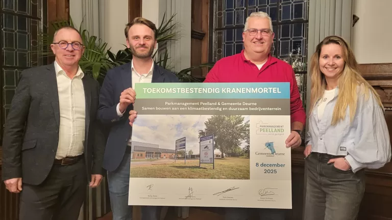 Gemeente en Parkmanagement Peelland gaan samen werken aan toekomstbestendig Kranenmortel