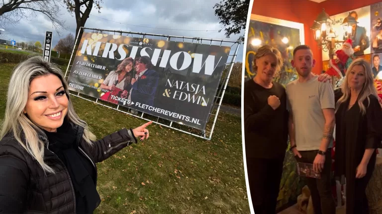 Zingende buschauffeur Rick de Jong maakt zijn debuut tijdens kerstshow Natasja & Edwin in Deurne