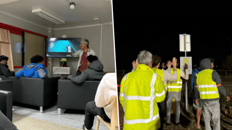 Jonge vluchtelingen in Liessel krijgen verkeerslessen; ‘Belangrijk voor hun veiligheid’