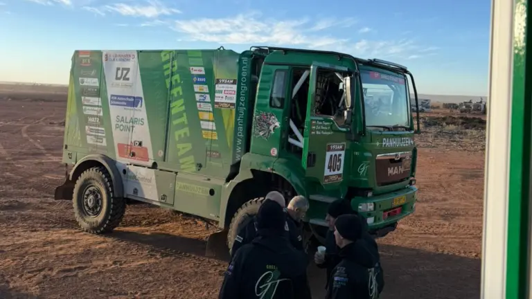 Deurnese Green Machine van Mike Panhuijzen eindigt als tweede in eerste etappe Afrika Eco Race