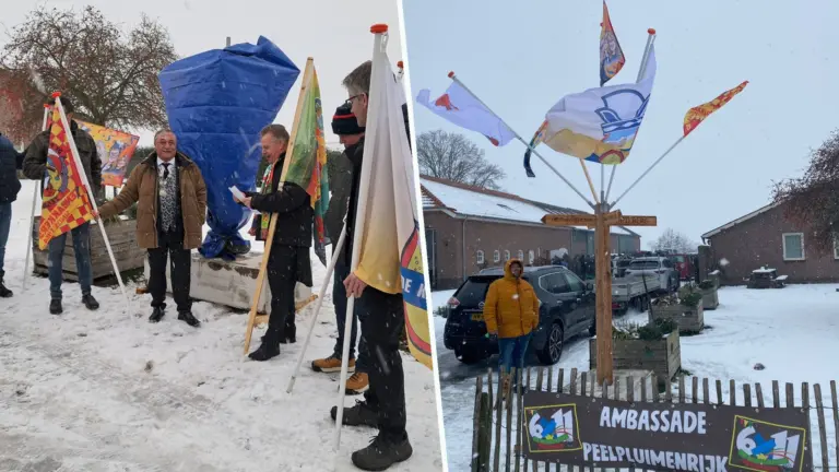 [VIDEO] Carnavalsverenigingen ruziën om klein stukje grond; Peelpluimen richten ambassade op om Prins Rob te redden