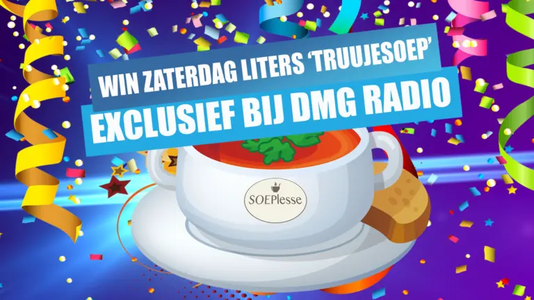 Win op carnavalszaterdag liters ‘Truujesoep’ bij DMG Radio; ‘Zorgt voor energie tijdens koude dagen’