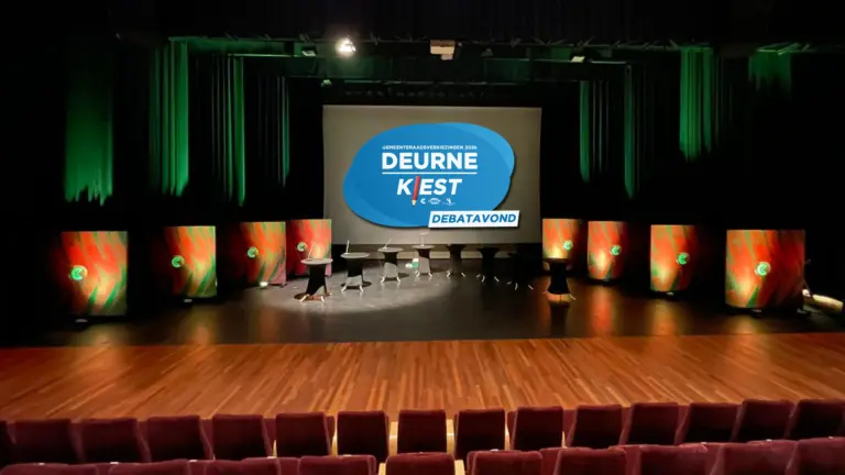 DMG brengt Het Grote Verkiezingsdebat van Deurne bij je thuis; alle acht lijsttrekkers nemen het tegen elkaar op