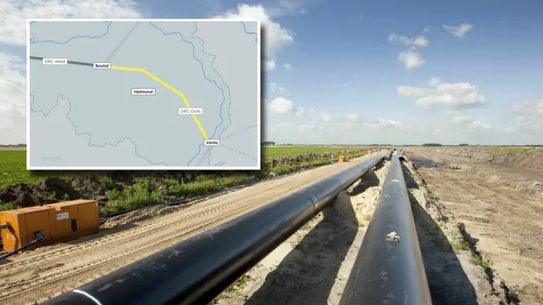 Plannen voor ondergrondse CO2-pijpleiding door gemeente Deurne: ‘Exacte ligging wordt onderzocht’