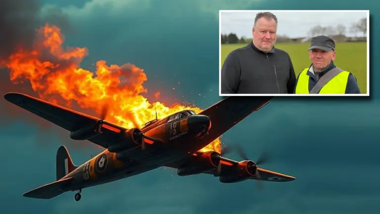 Vreselijke laatste momenten van Britse bommenwerper die neerstortte in Neerkant: ‘Alles stond in brand’