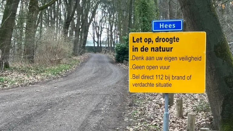 Gemeente Deurne waarschuwt voor grotere kans op natuurbranden door aanhoudende droogte