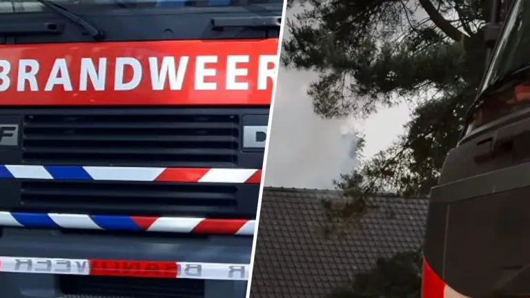Vlonder bij woning aan Sint Antonius Abt Hof in Deurne vliegt in brand door vuurkorf