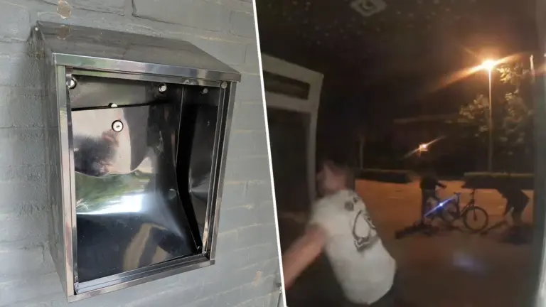 Jongeman vernielt splinternieuwe brievenbus van Pompidom; ‘Wat een held ben jij!’