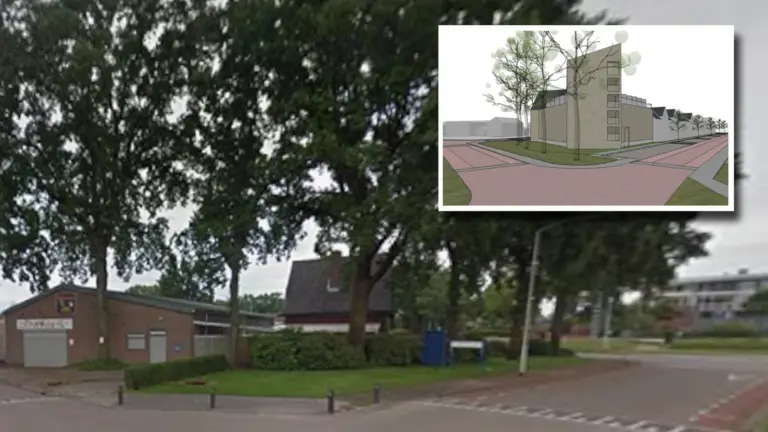 Plannen voor appartementencomplex op hoek van Fabriekstraat en Leembaan in Deurne