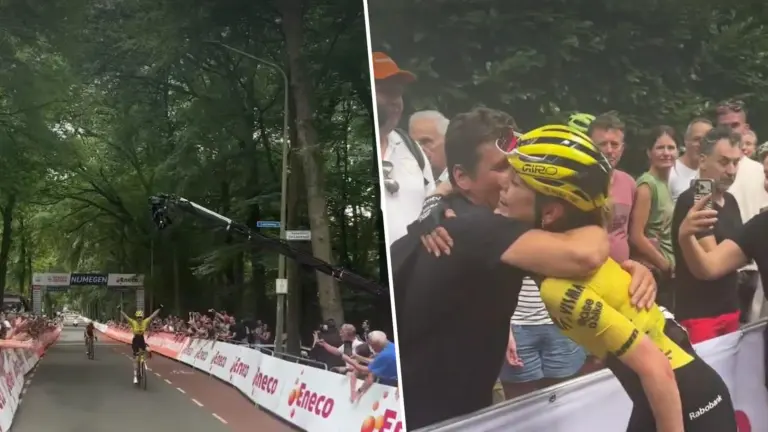 Wielrenster Lieke Nooijen (24) pakt eerste nationale titel op de weg