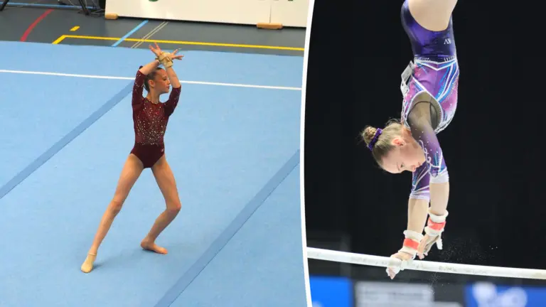 Deurnese zusjes Lise en Maud Aldenzee plaatsen zich voor finale NK turnen