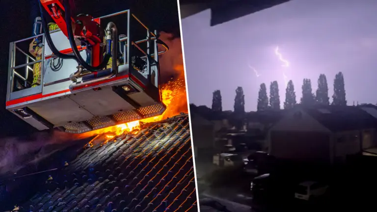 Noodweer laat spoor van vernieling achter in regio Deurne; van blikseminslag tot afgebroken boomtakken
